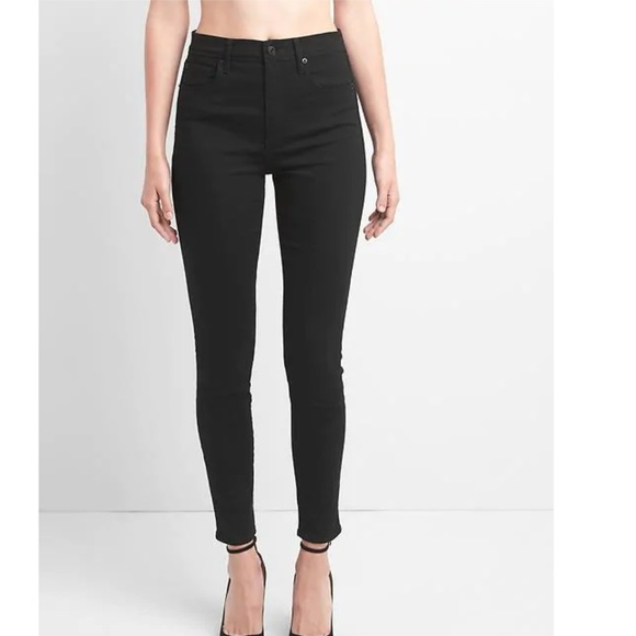 GAP Denim - NWT Gap High Rise Skinny Jeans 28 Everblack c564